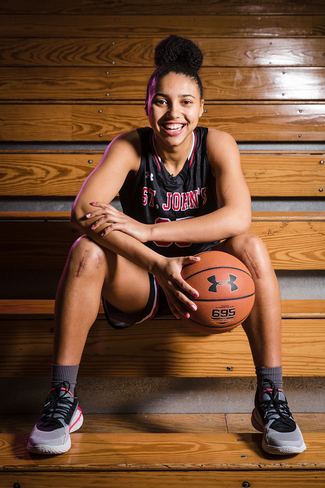 Portraits Of Azzi Fudd The Best Womens Basketball Player In The High School Class Of 2021 